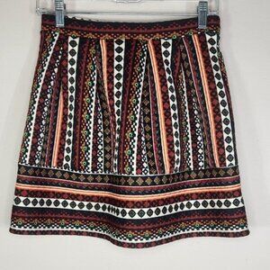 Exhilaration Quilted Boho Skirt Size M Festival Gypsy Indie Cottagecore Chic S